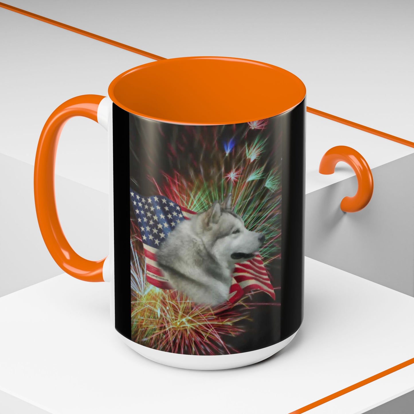 American Malamute 2-Tone Coffee Mug