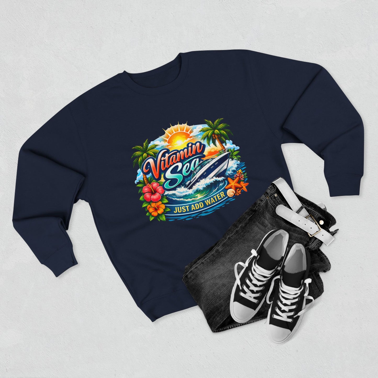 Vitamin Sea Unisex Crewneck Sweatshirt