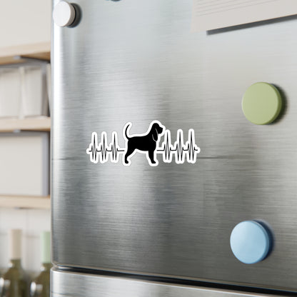 My Heart Beats For Bloodhounds Vinyl Decal