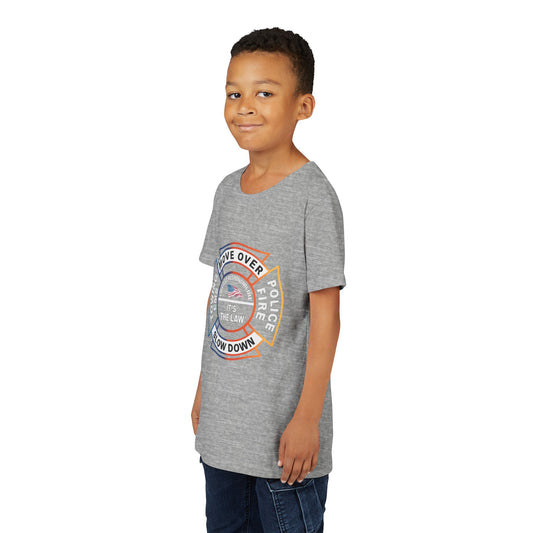 Let First Responders Live Youth Unisex Short Sleeve Crewneck Tee