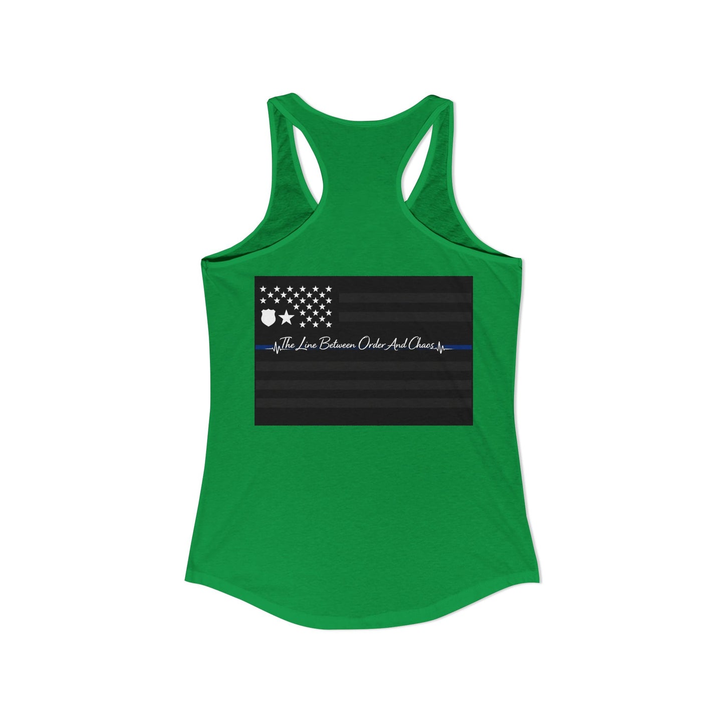 Thin Blue Line Women's Racerback Tank