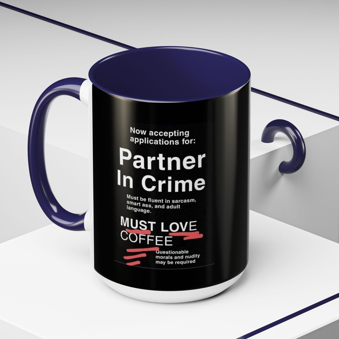 Partner In Crime 2-Tone Coffee Mug