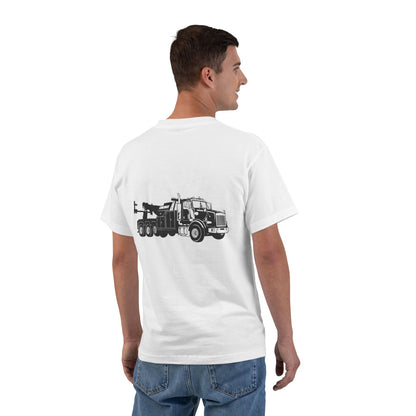 Heavy Tow Truck Men's Short-Sleeve Crewneck Tee