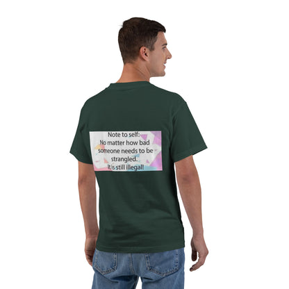Note To Self Men's Short-Sleeve Crewneck Tee