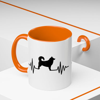My Heart Beats For Malamutes 2-Tone Coffee Mug