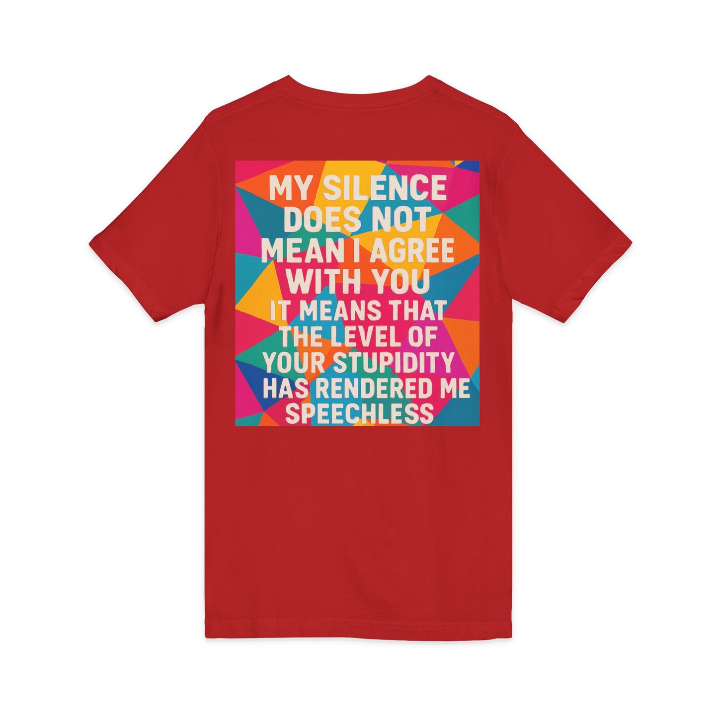 Speechless Unisex Short Sleeve V-Neck Tee