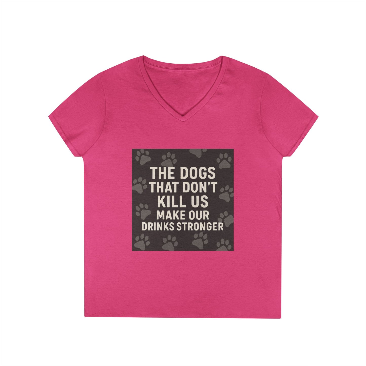 Drinks Stronger Women's V-Neck T-Shirt