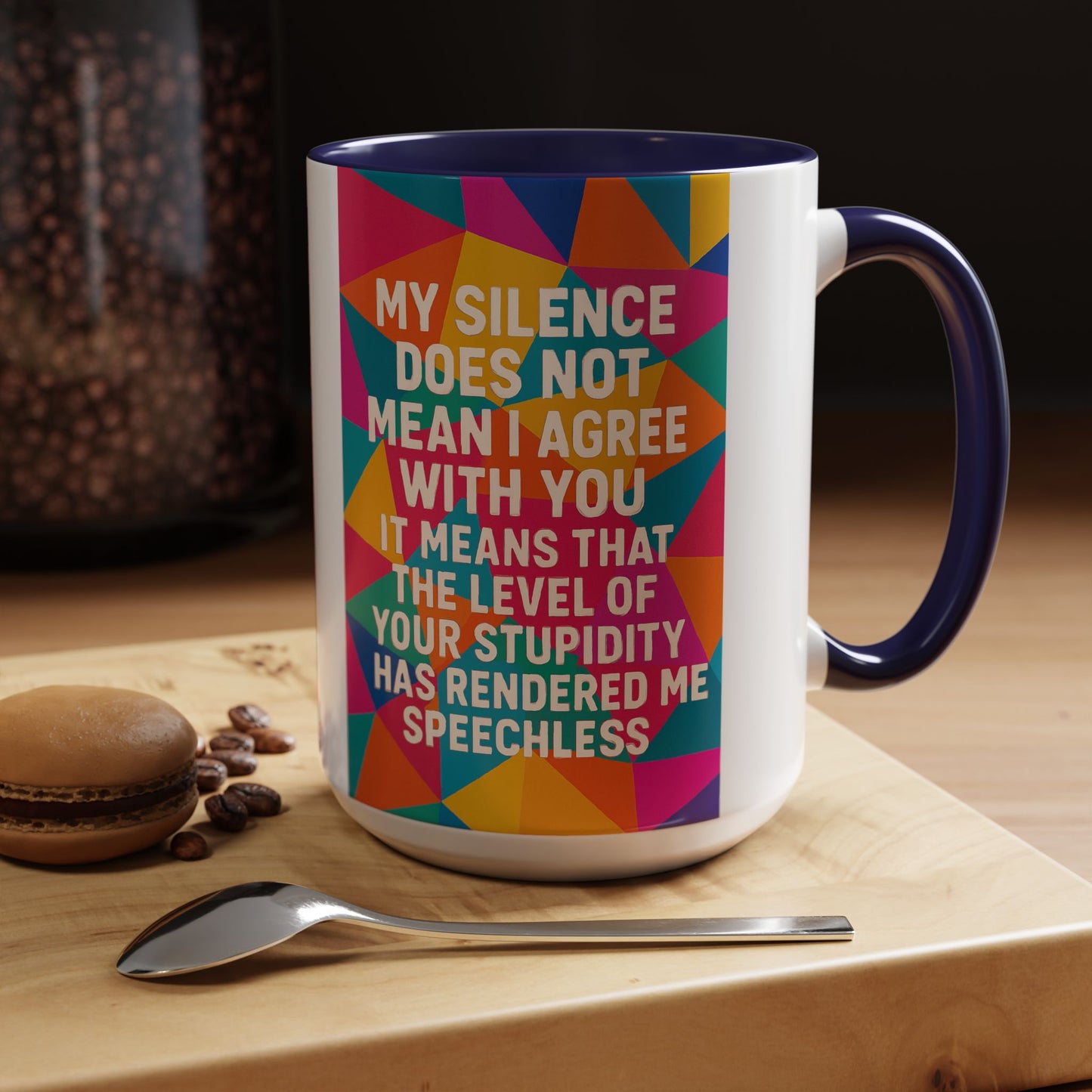 Speechless 2-Tone Coffee Mug