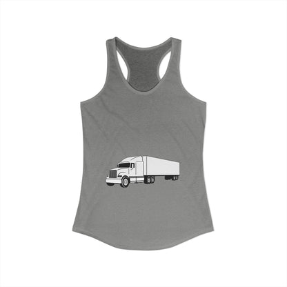 Semi Truck Women's Racerback Tank