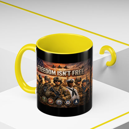 Freedom Isn't Free 2-Tone Coffee Mug