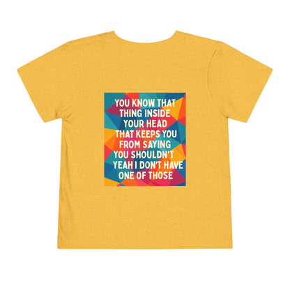 No Filter Toddler Unisex Short Sleeve Crewneck Tee