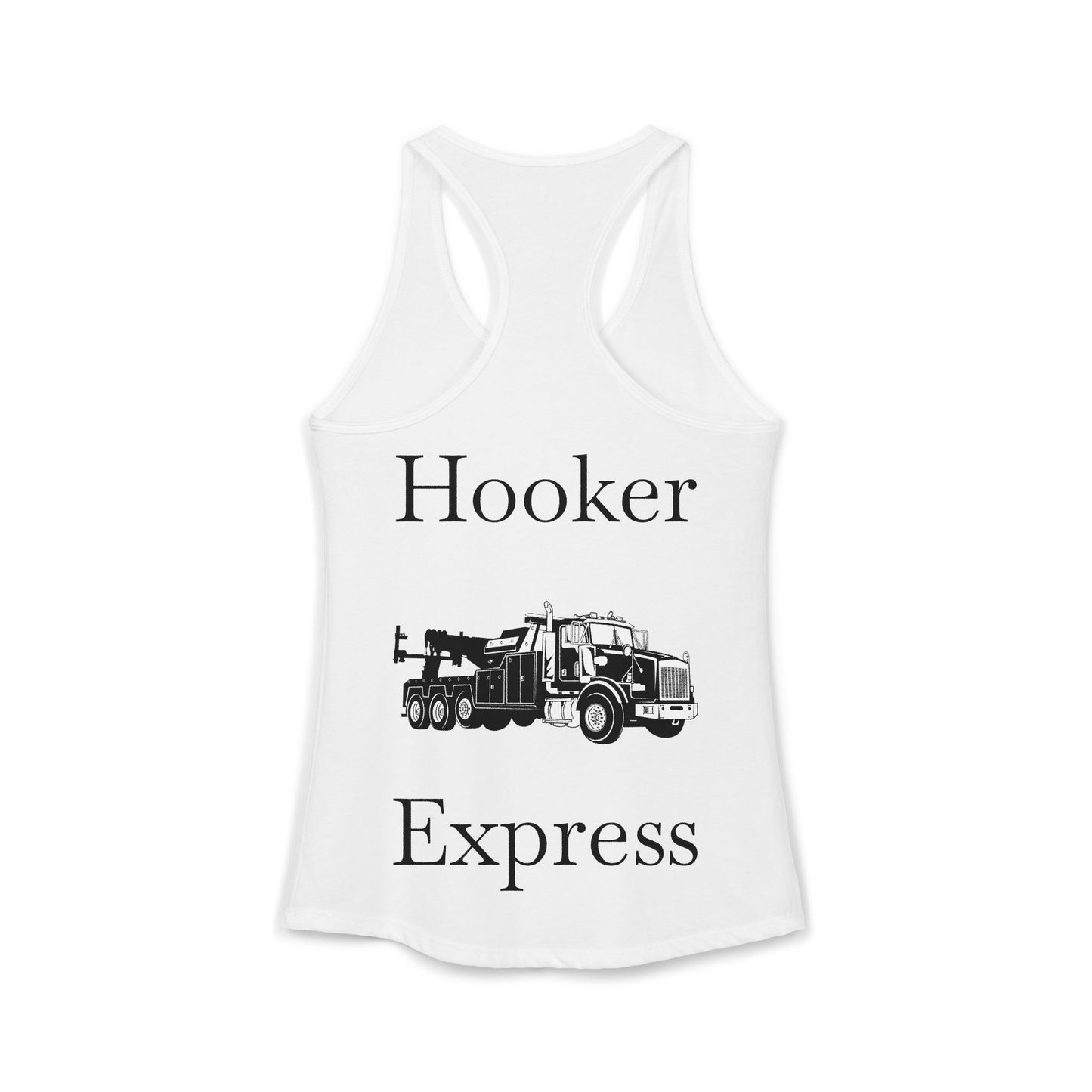 H**ker Express Heavy Tow Truck Women's Racerback Tank