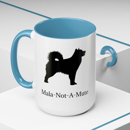 Mala-Not-A-Mute 2-Tone Coffee Mug