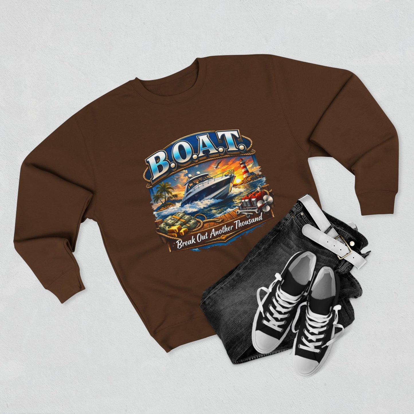 B.O.A.T. Unisex Crewneck Sweatshirt