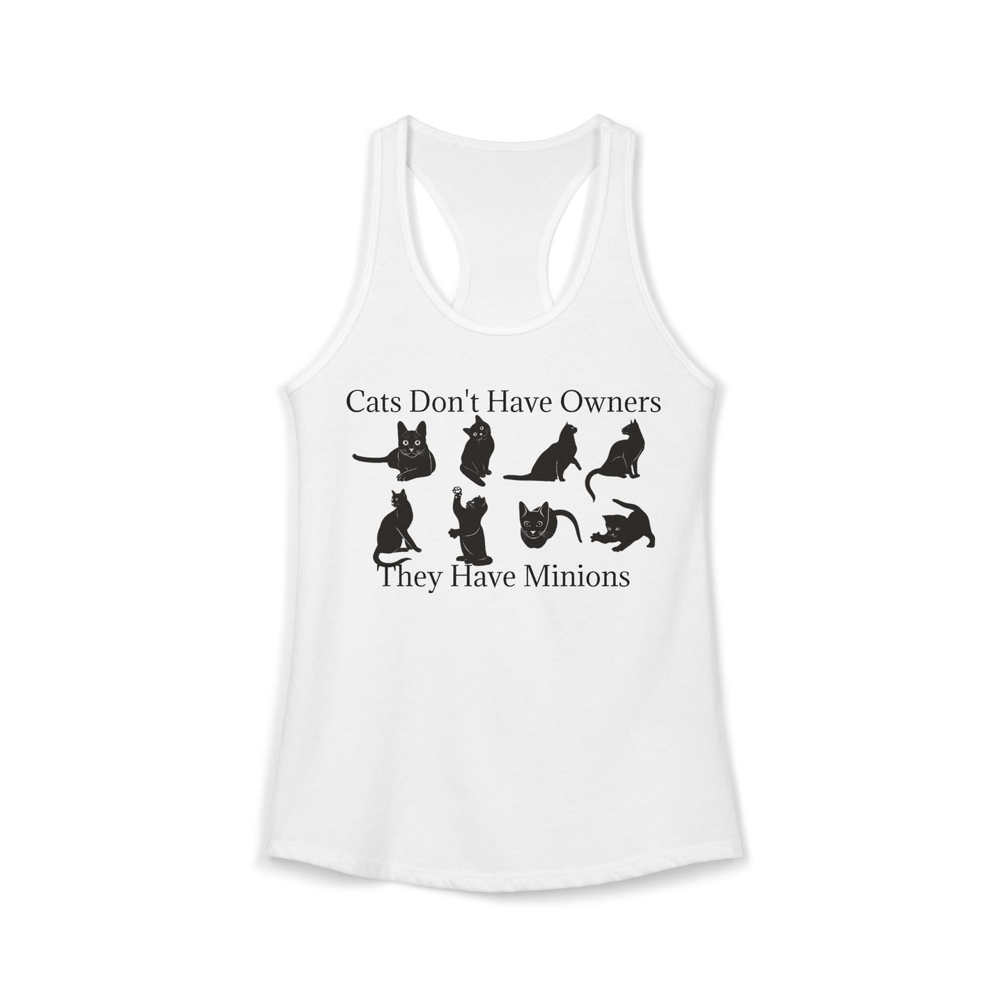 Cat Minions Women's Racerback Tank