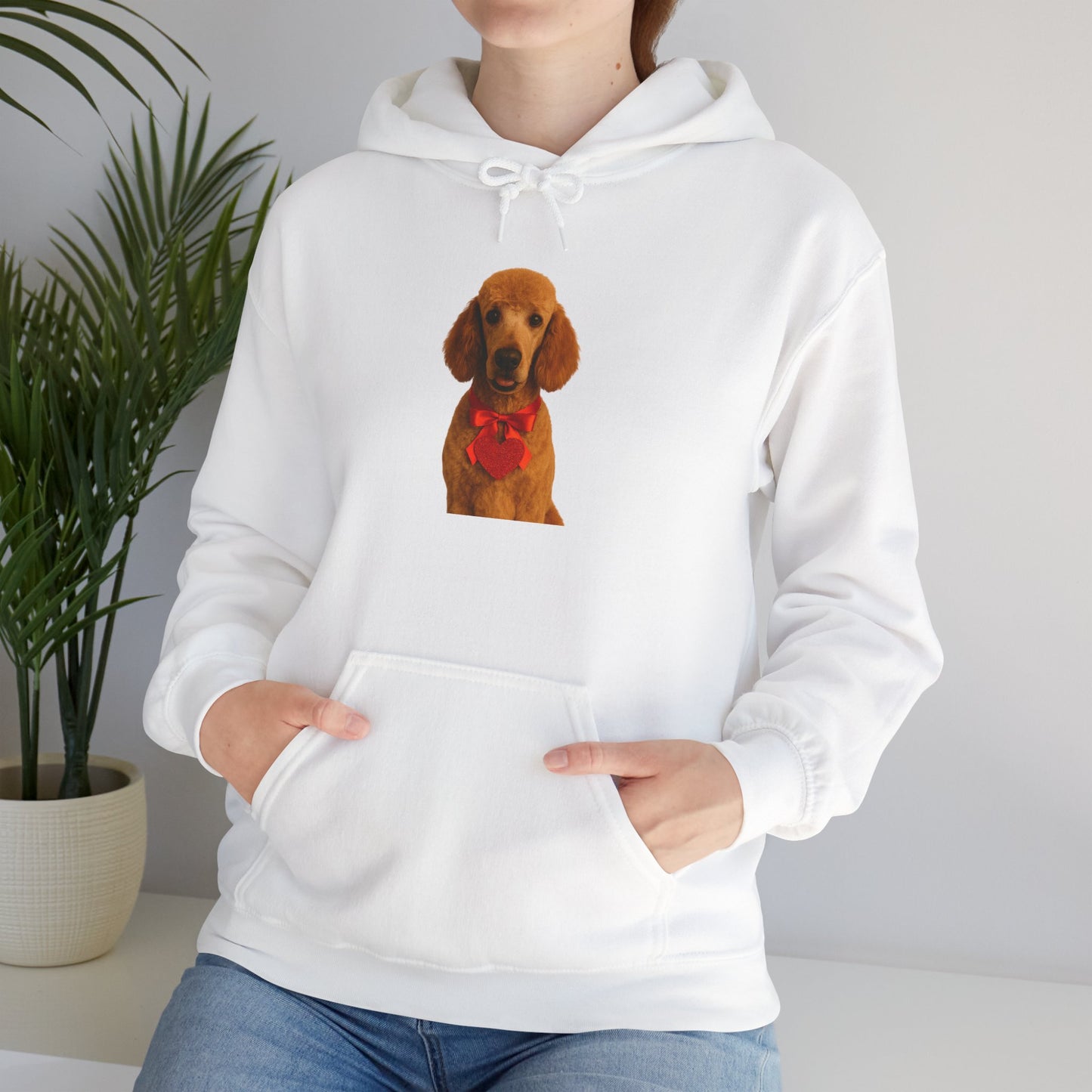 Cupid's Companion Poodle Unisex Hoodie