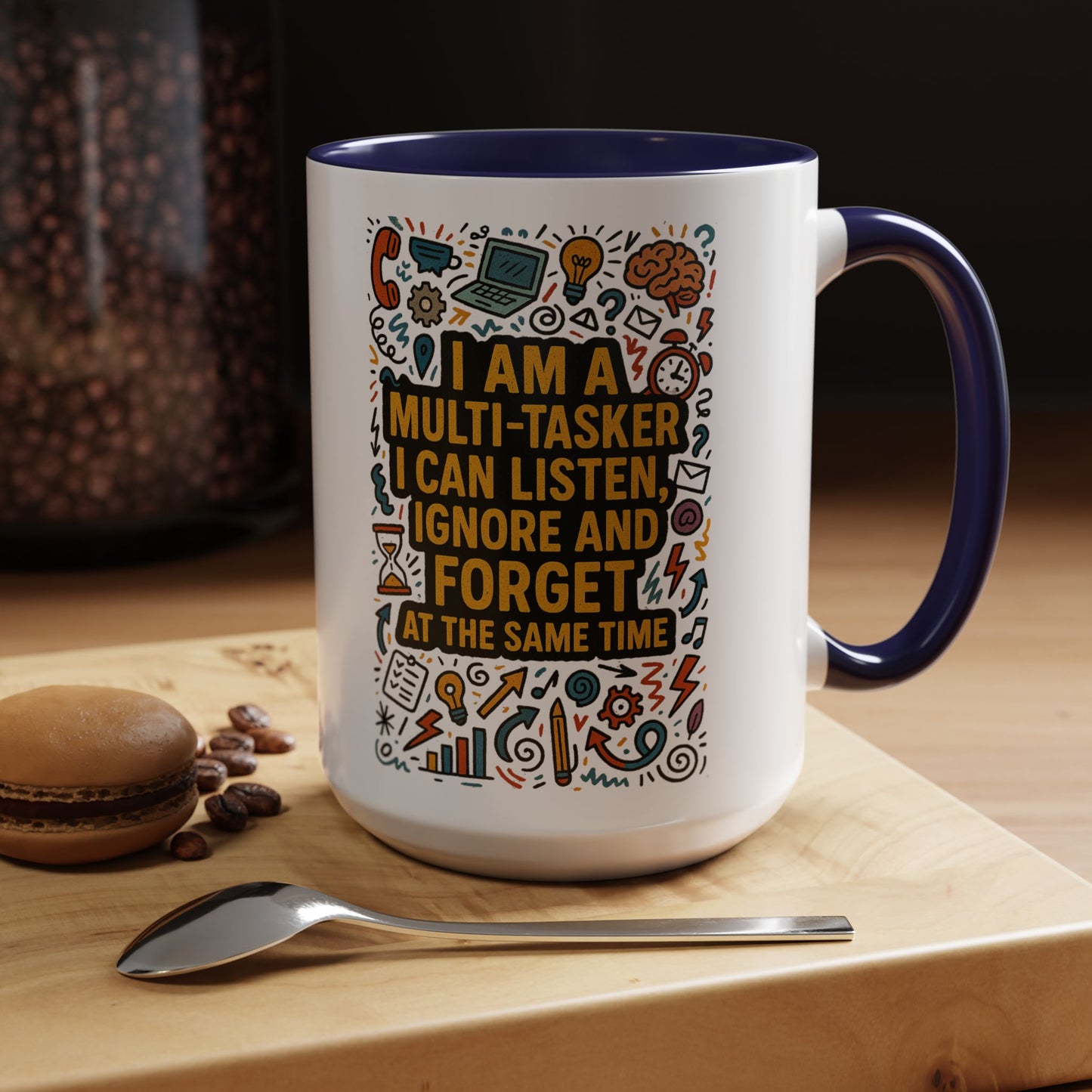 Multi-Tasker 2-Tone Coffee Mug