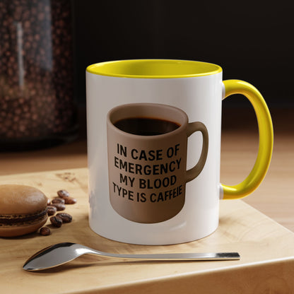 Blood Type 2-Tone Coffee Mug