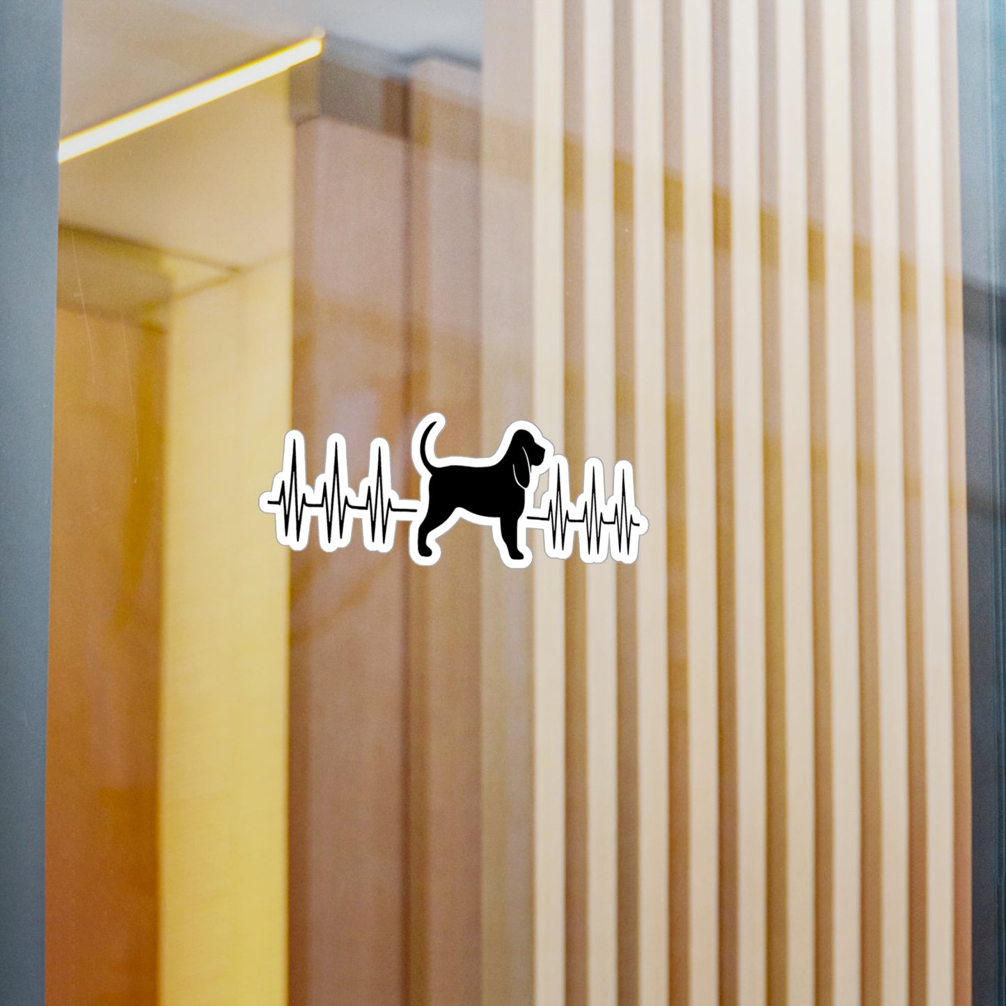 My Heart Beats For Bloodhounds Vinyl Decal