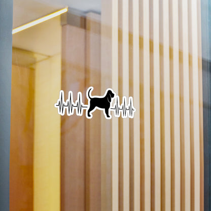 My Heart Beats For Bloodhounds Vinyl Decal