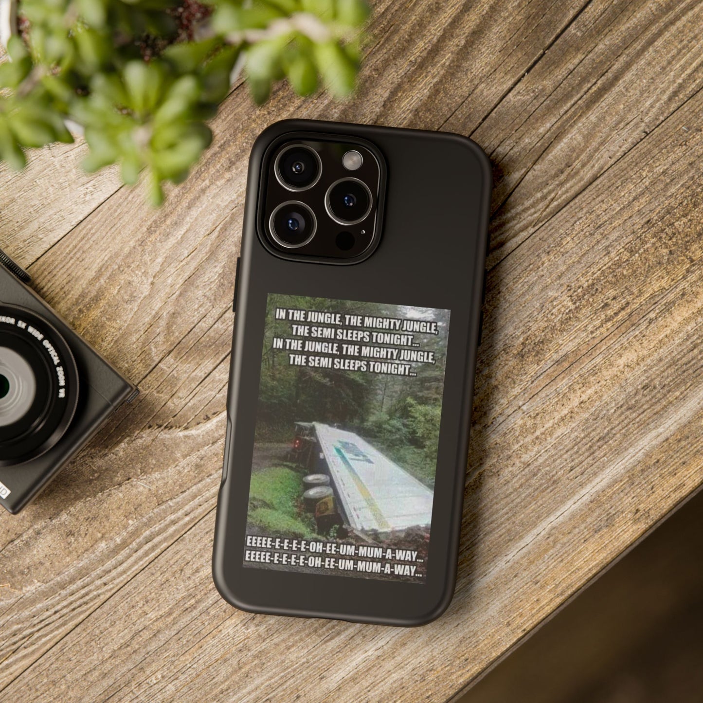 Semi Sleeps iPhone Case