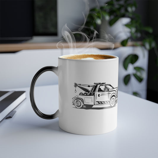 Wheel Lift Tow Truck  Color Changing Mug