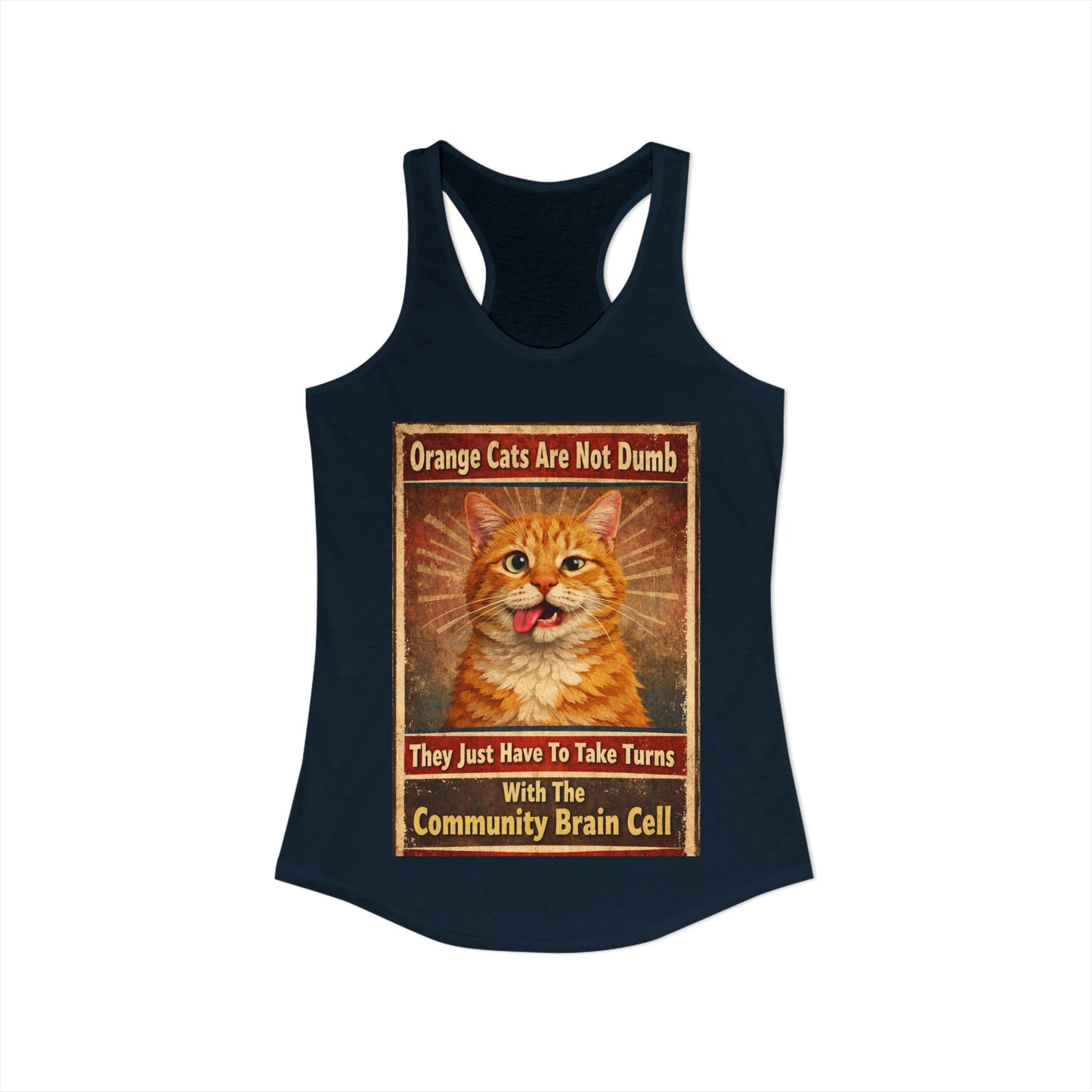 Community Brain Cell Women's Racerback Tank