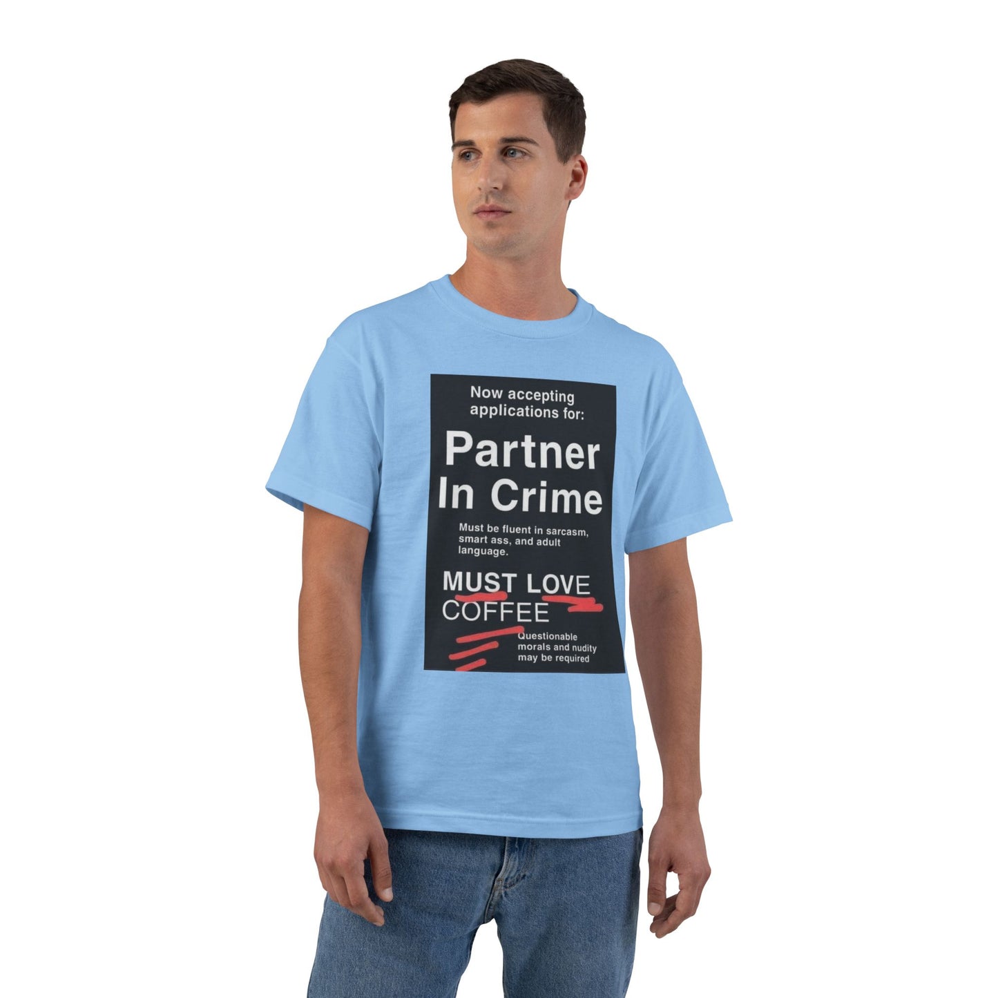 Partner In Crime Men's Short-Sleeve Crewneck Tee