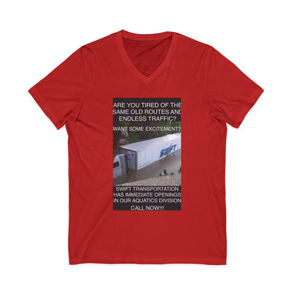 Swift Aquatics Unisex Short Sleeve V-Neck Tee
