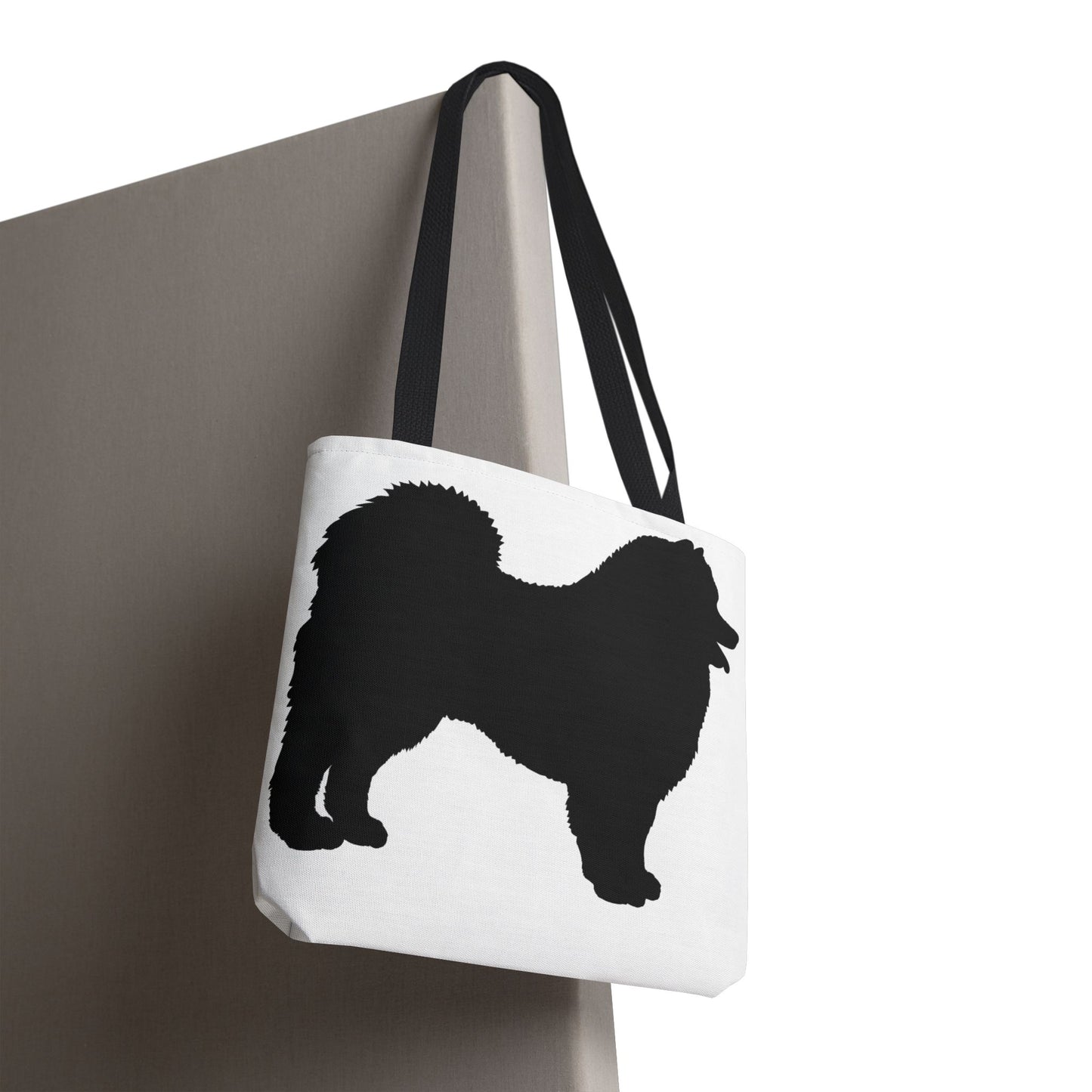 Samoyed Silhouette Tote Bag