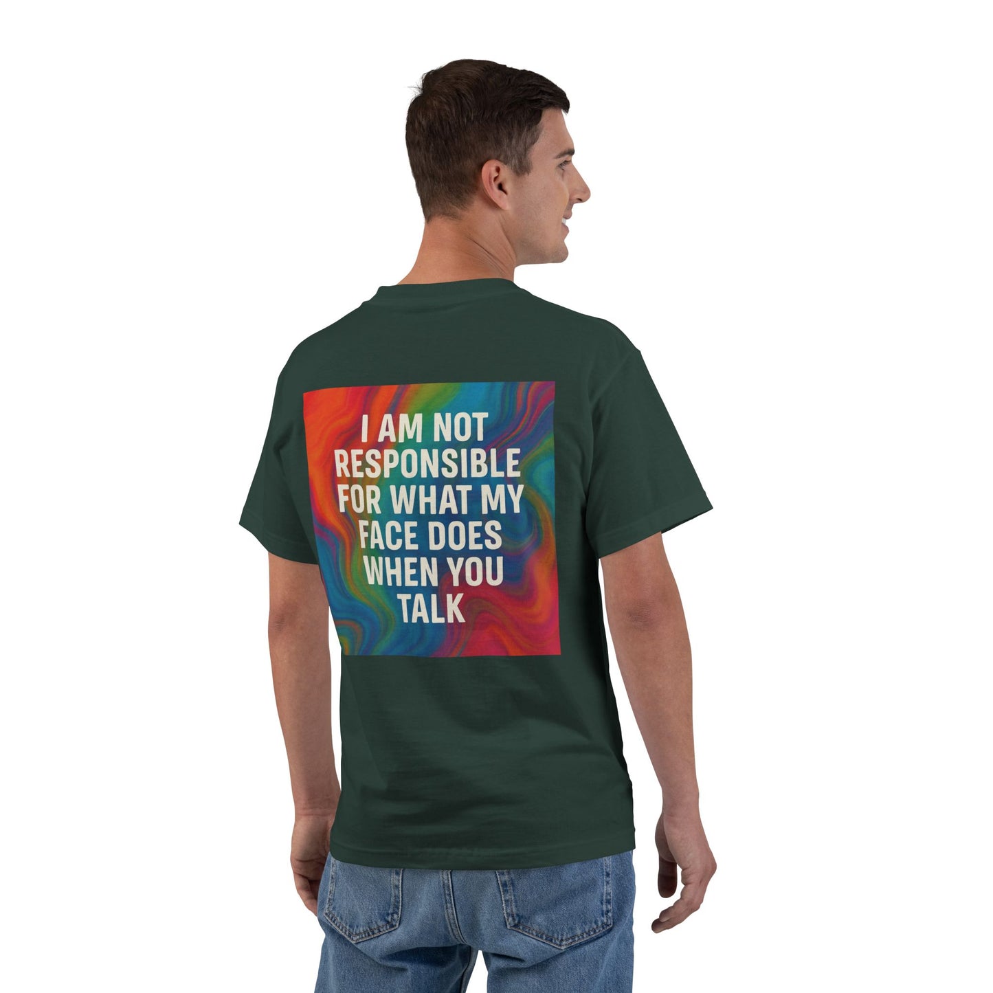 When You Talk Men's Short-Sleeve Crewneck Tee