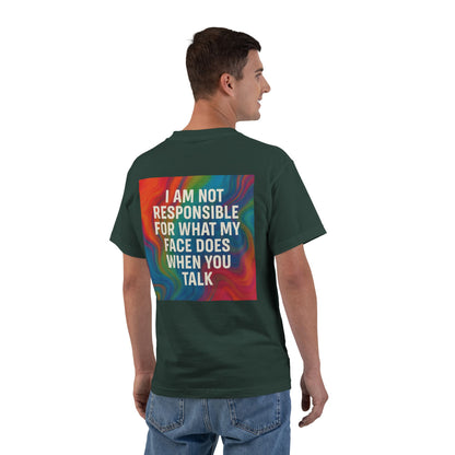 When You Talk Men's Short-Sleeve Crewneck Tee