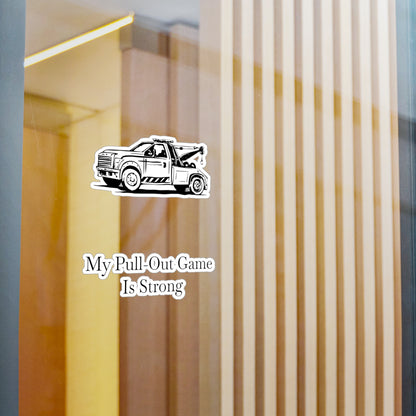 Pull Out Wheel Lift Tow Truck Vinyl Decal