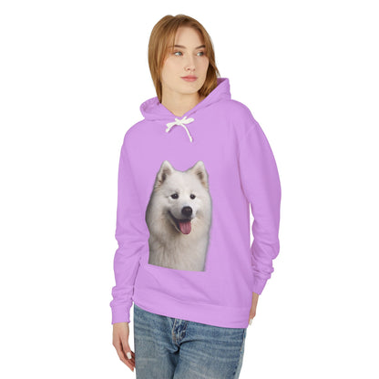 Samoyed Head Unisex Lightweight Hoodie