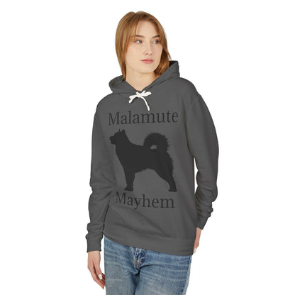 Malamute Mayhem Unisex Lightweight Hoodie