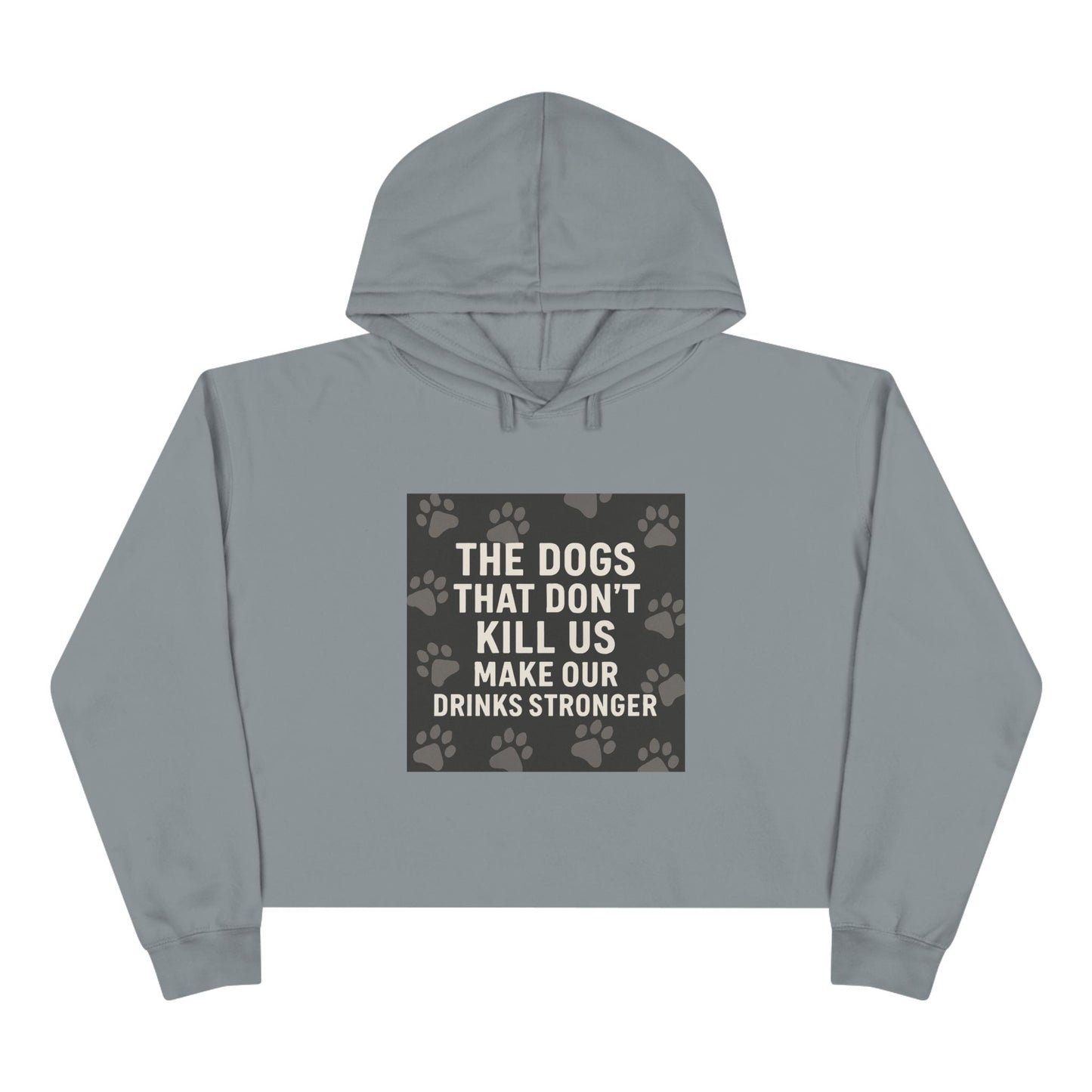 Drinks Stronger Women's Crop Hoodie