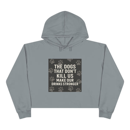 Drinks Stronger Women's Crop Hoodie