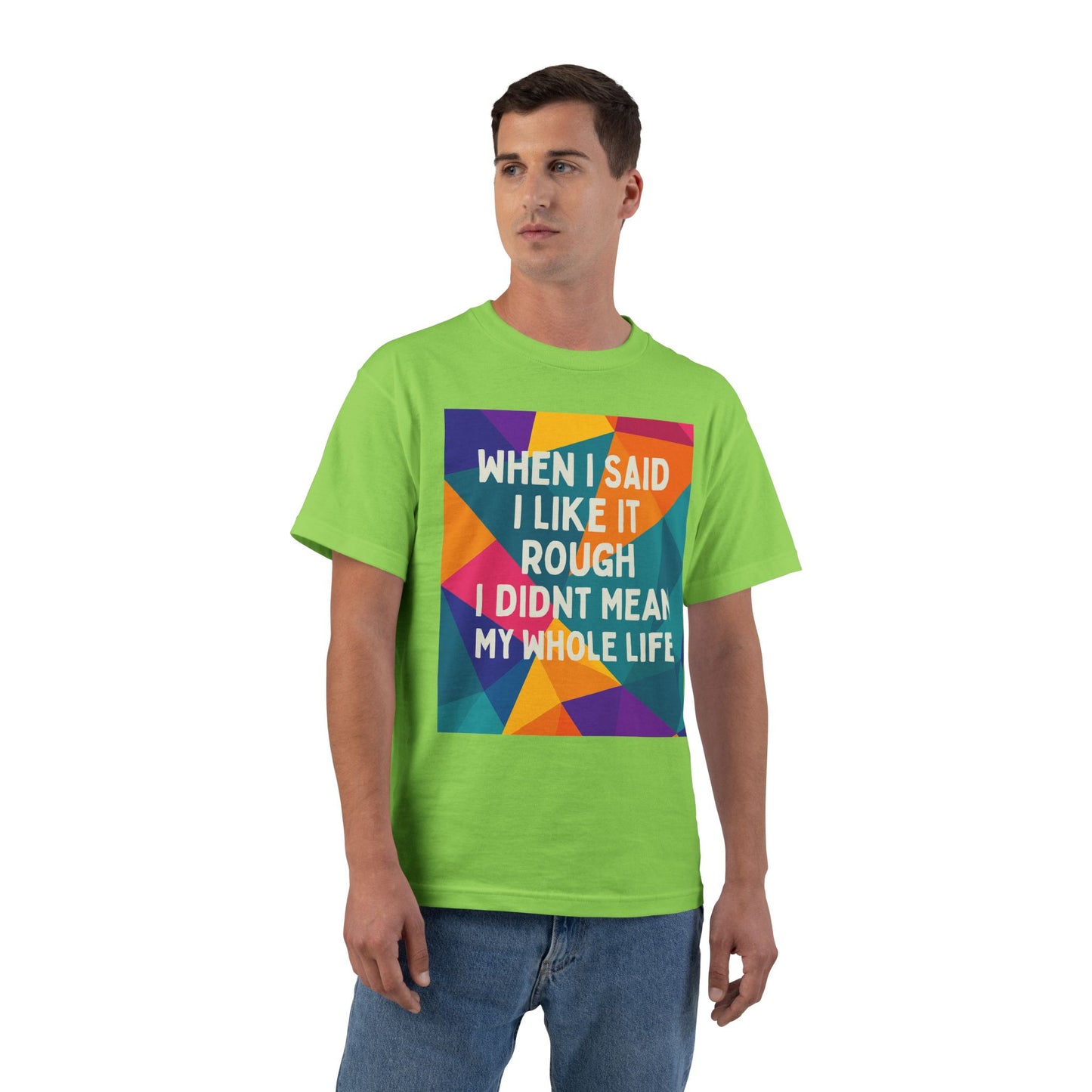 Like It Rough Men's Short-Sleeve Crewneck Tee