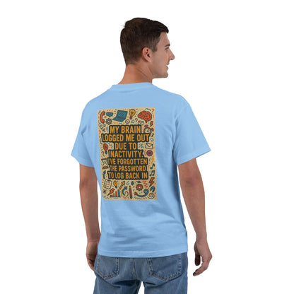 Logged Out Men's Short-Sleeve Crewneck Tee