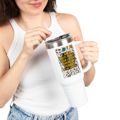 Multi-Tasker Insulated Travel Mug