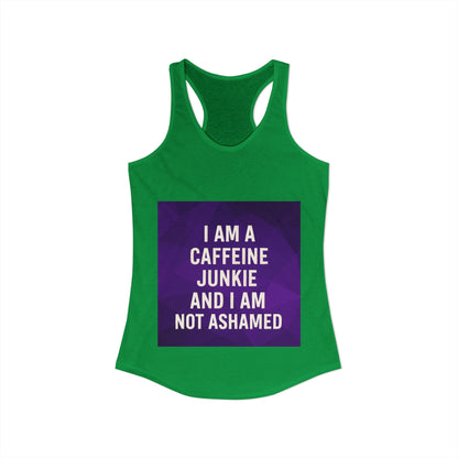 Caffeine Junkie Women's Racerback Tank
