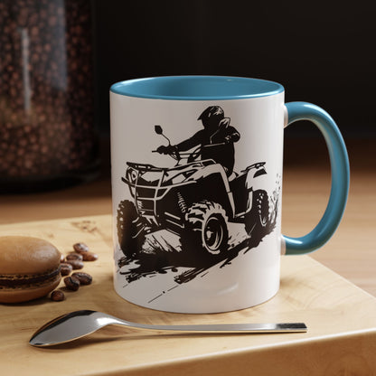 Slingin' Mud Quad 2-Tone Coffee Mug