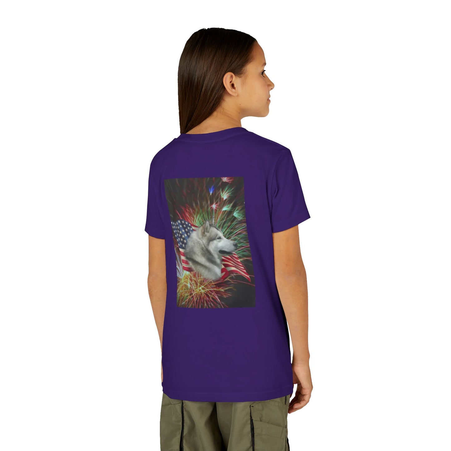American Malamute Youth Unisex Short Sleeve Crewneck Tee