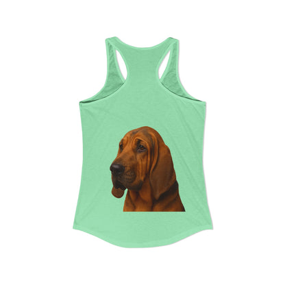 Bloodhound Head Women's Racerback Tank