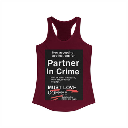 Partner In Crime Women's Racerback Tank