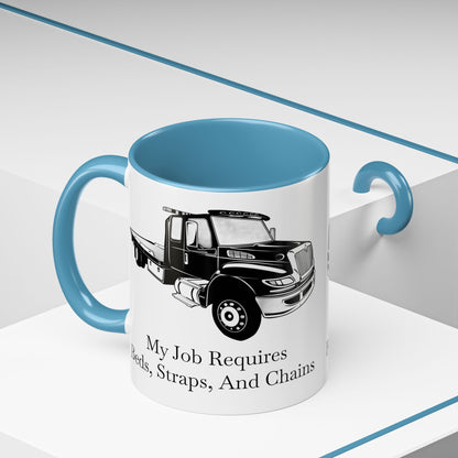 Beds, Straps, And Chains 2-Tone Coffee Mug