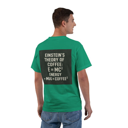 Einstein's Theory Of Coffee Men's Short-Sleeve Crewneck Tee