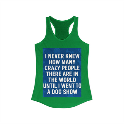 Never Knew Women's Racerback Tank
