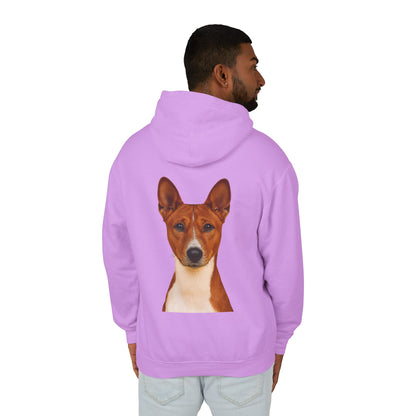 Basenji Head Unisex Lightweight Hoodie