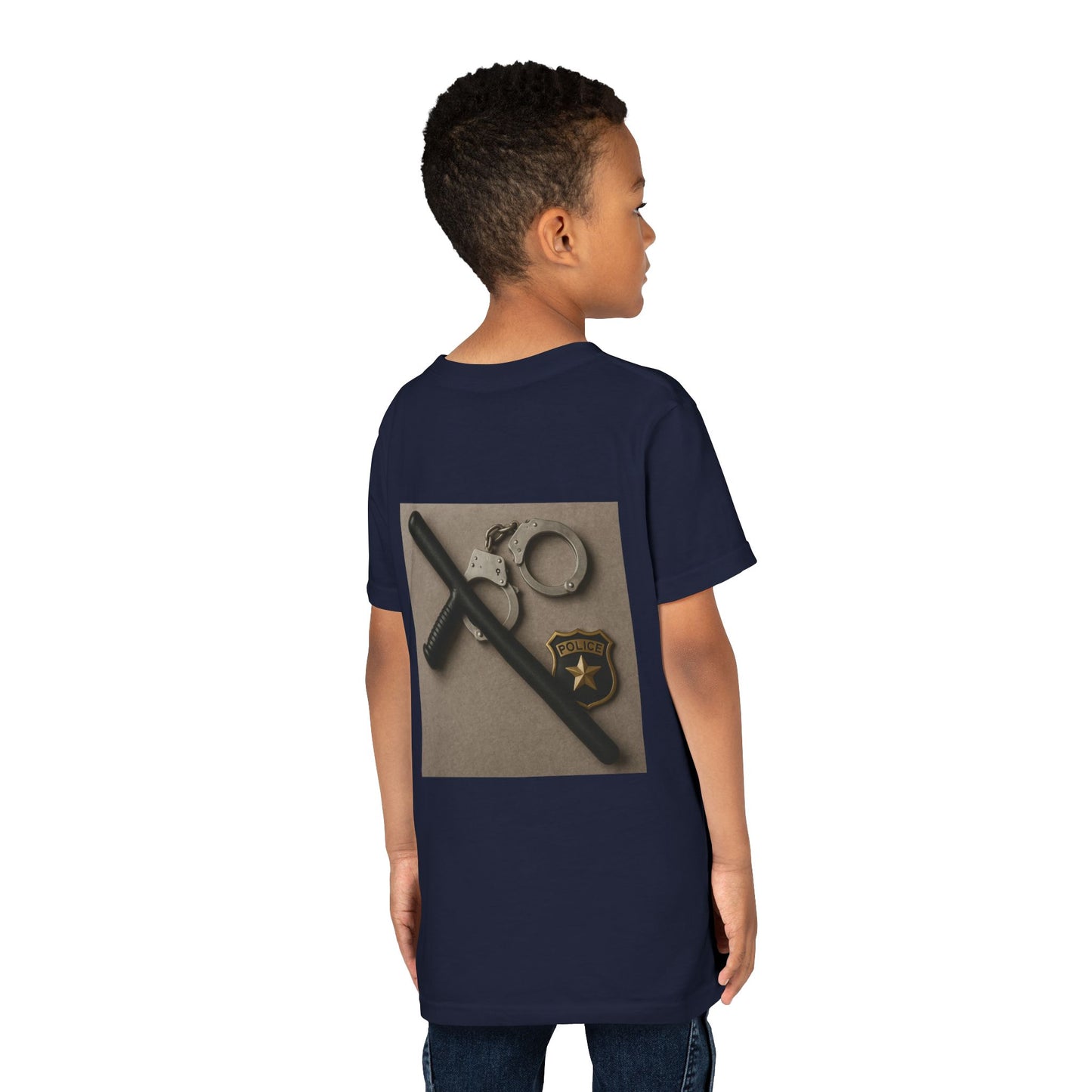 Law Enforcement Appreciation Youth Unisex Short Sleeve Crewneck Tee